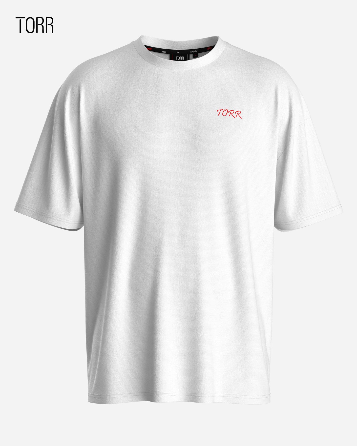 Drop Shoulder T-shirt | White