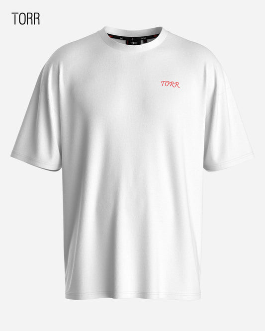 Drop Shoulder T-shirt | White