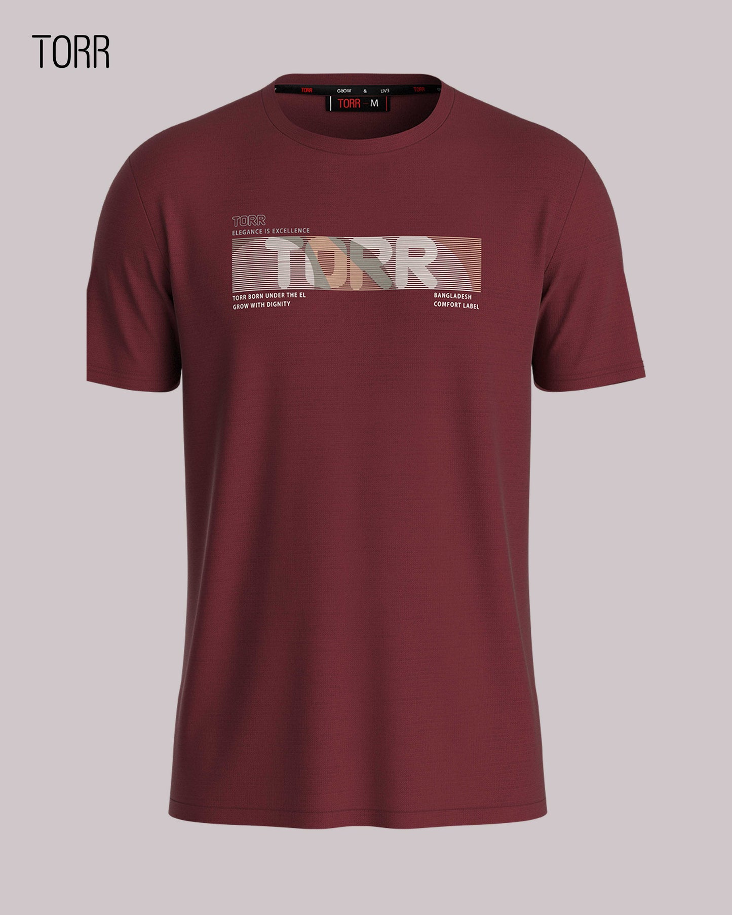 Men's Activewear T-shirt | Maroon