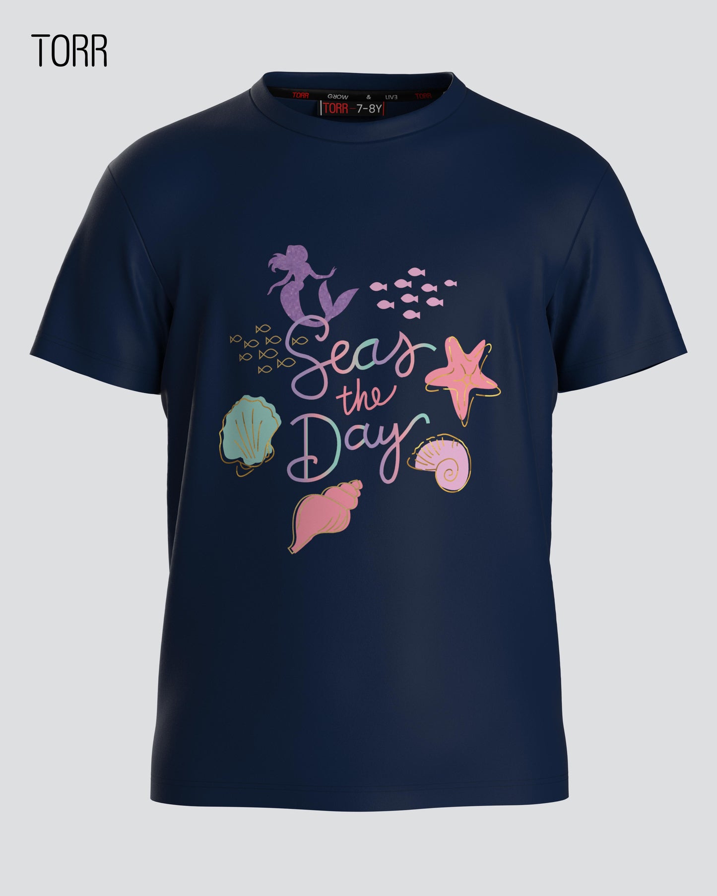 Girl's Quick Dry T-shirt | Athletic Navy