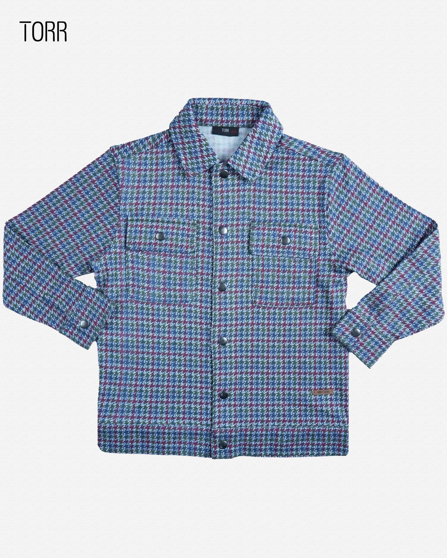 Boy's Jacket | Maroon Aop