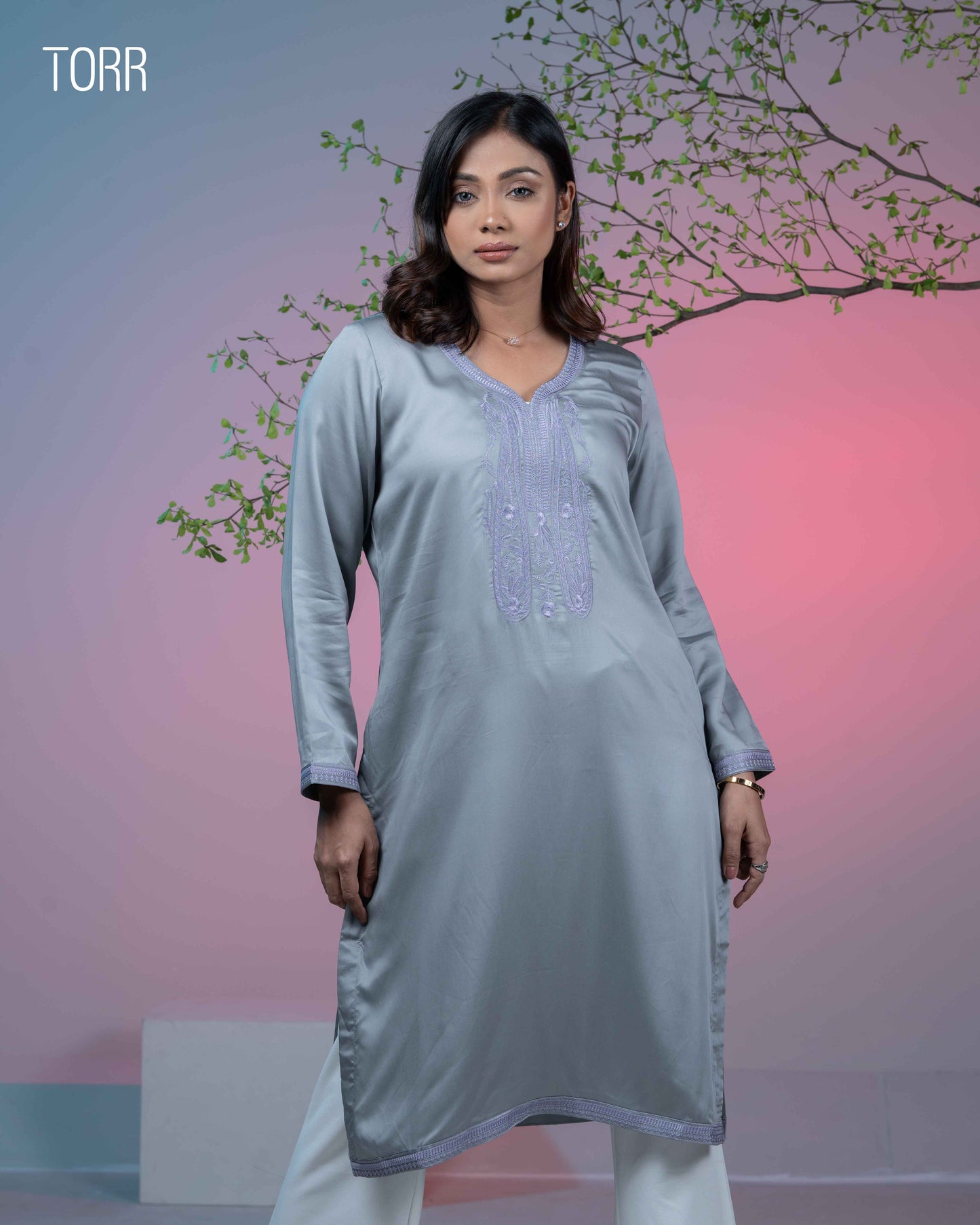 Ethnic Wear (01 Piece Kurti) | Silver