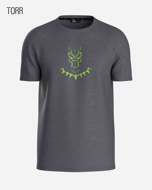 Glow in the Dark T-Shirt | Grey Chine