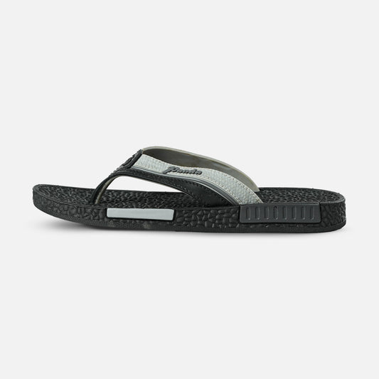 Panda Men's Slipper Sandal | Black White