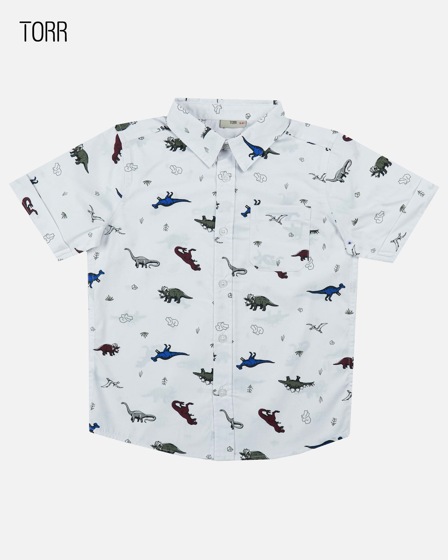Boys Shirt | White Aop