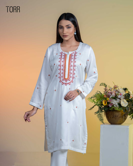 Ethnic Wear (01 Piece Kurti) | Off White