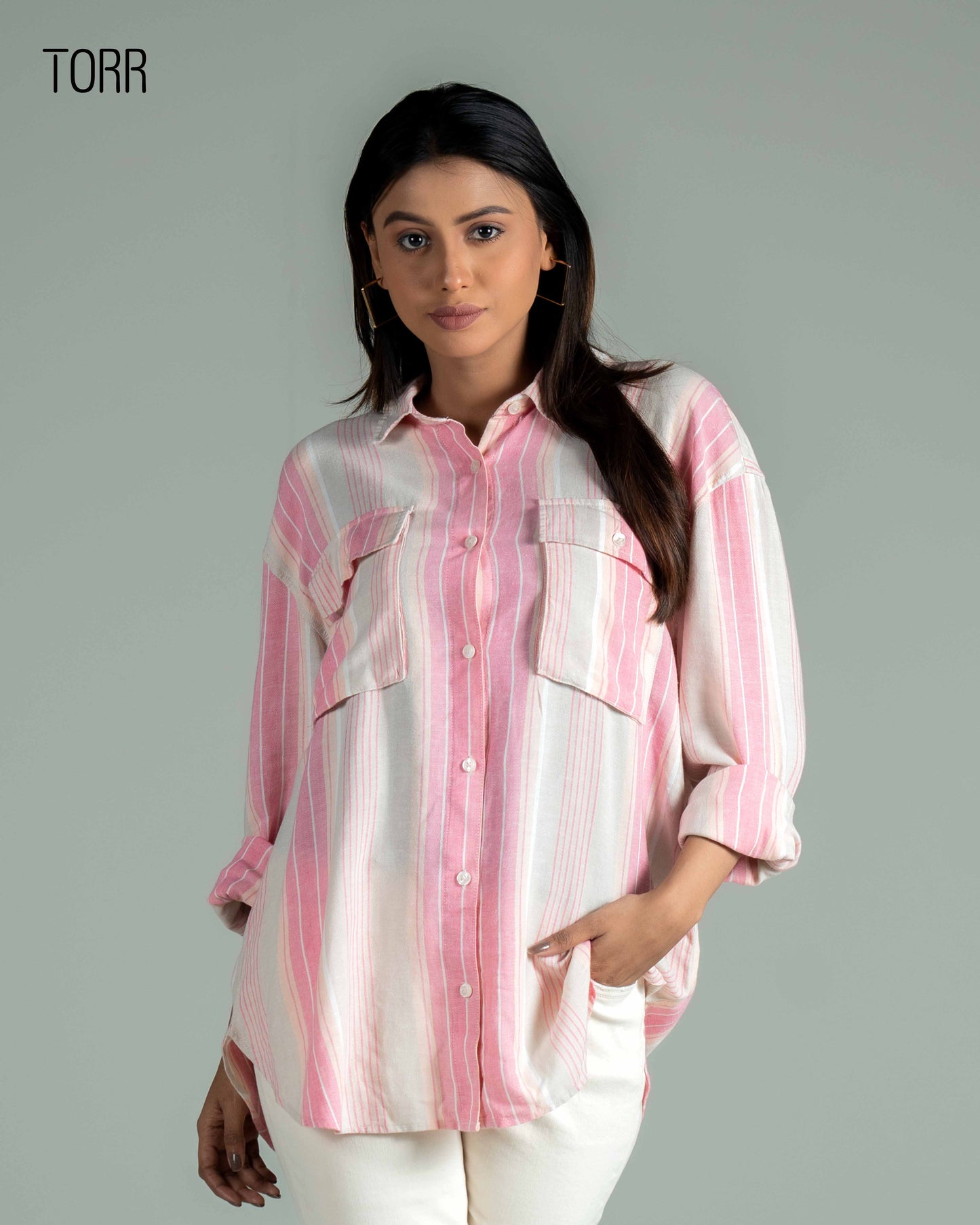 Women's Top | Pink Stripe