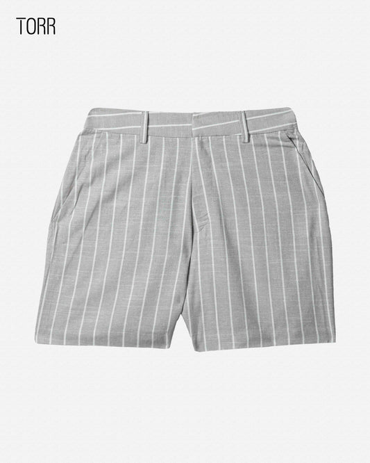 Women Shorts | Creme Striped