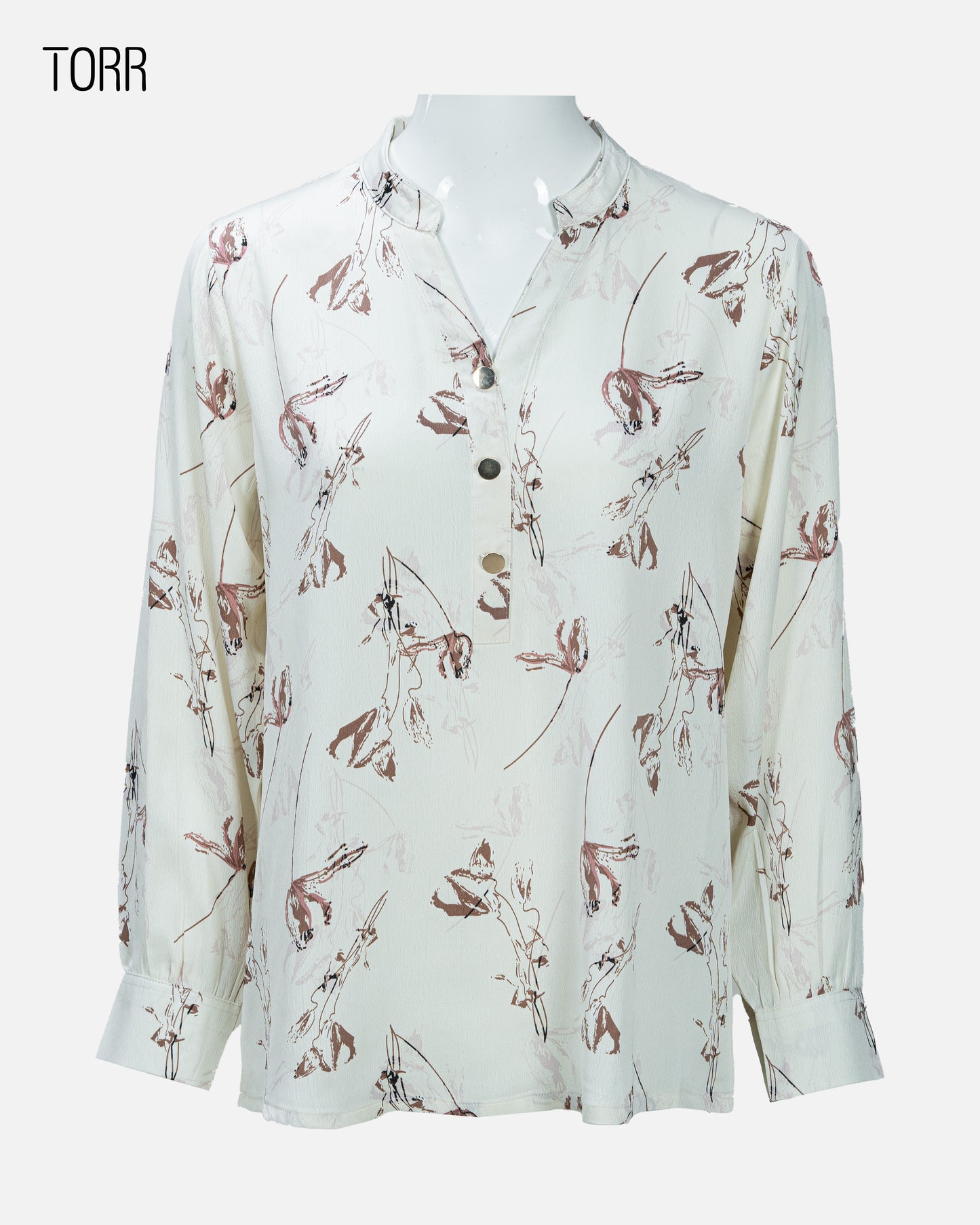 Women's Crop Top | Ecru AOP