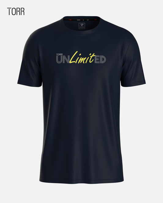 Men's Activewear T-shirt | Navy Interlock