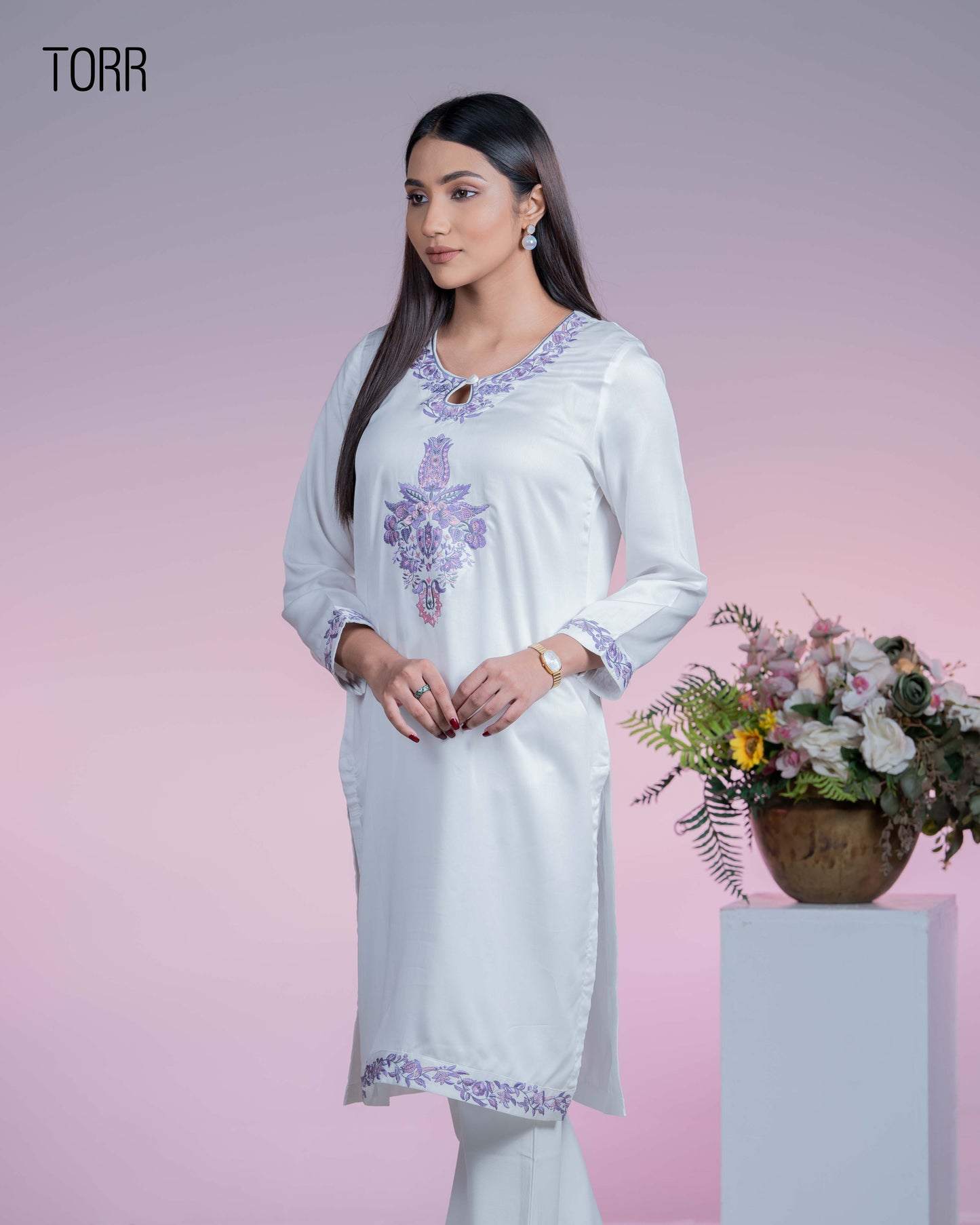Ethnic Wear (01 Piece Kurti) | Off White
