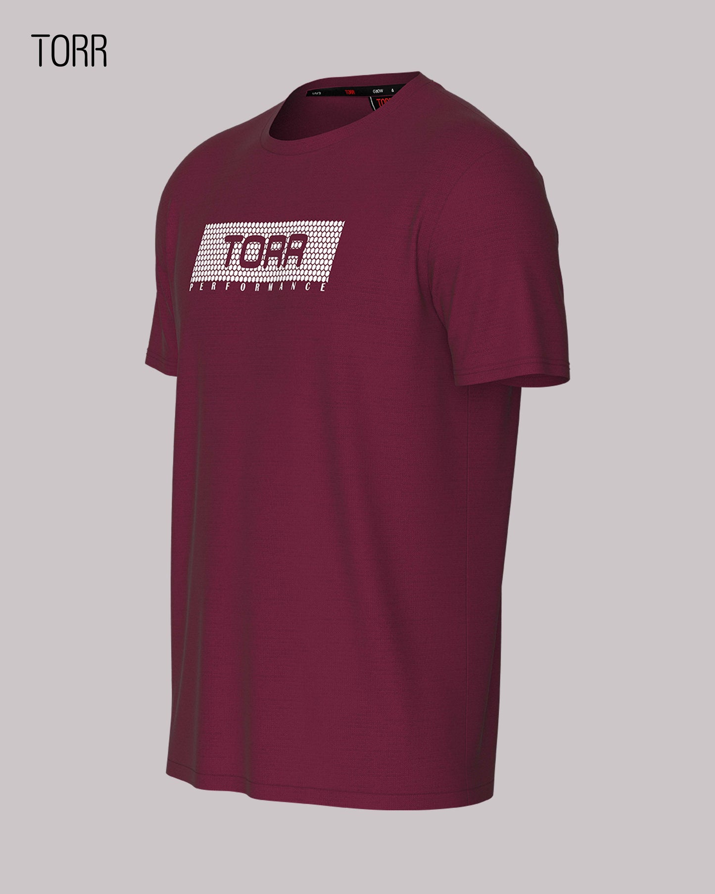 Men's Activewear T-shirt | Maroon