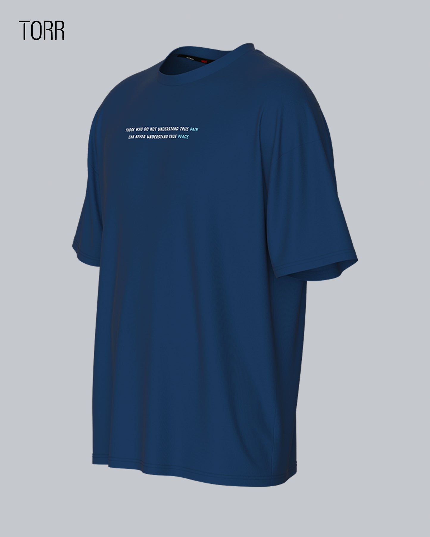 Drop Shoulder T-shirt | M. Blue