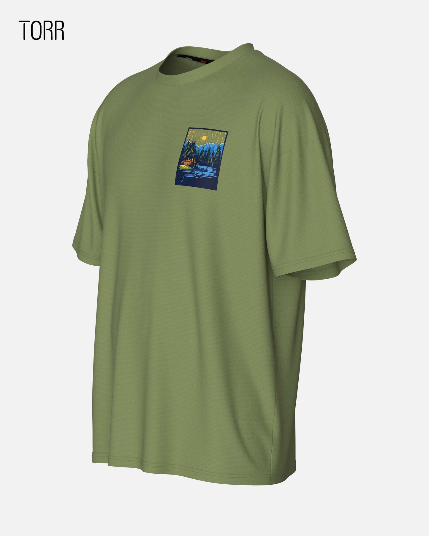 Drop Shoulder T-shirt | Pista