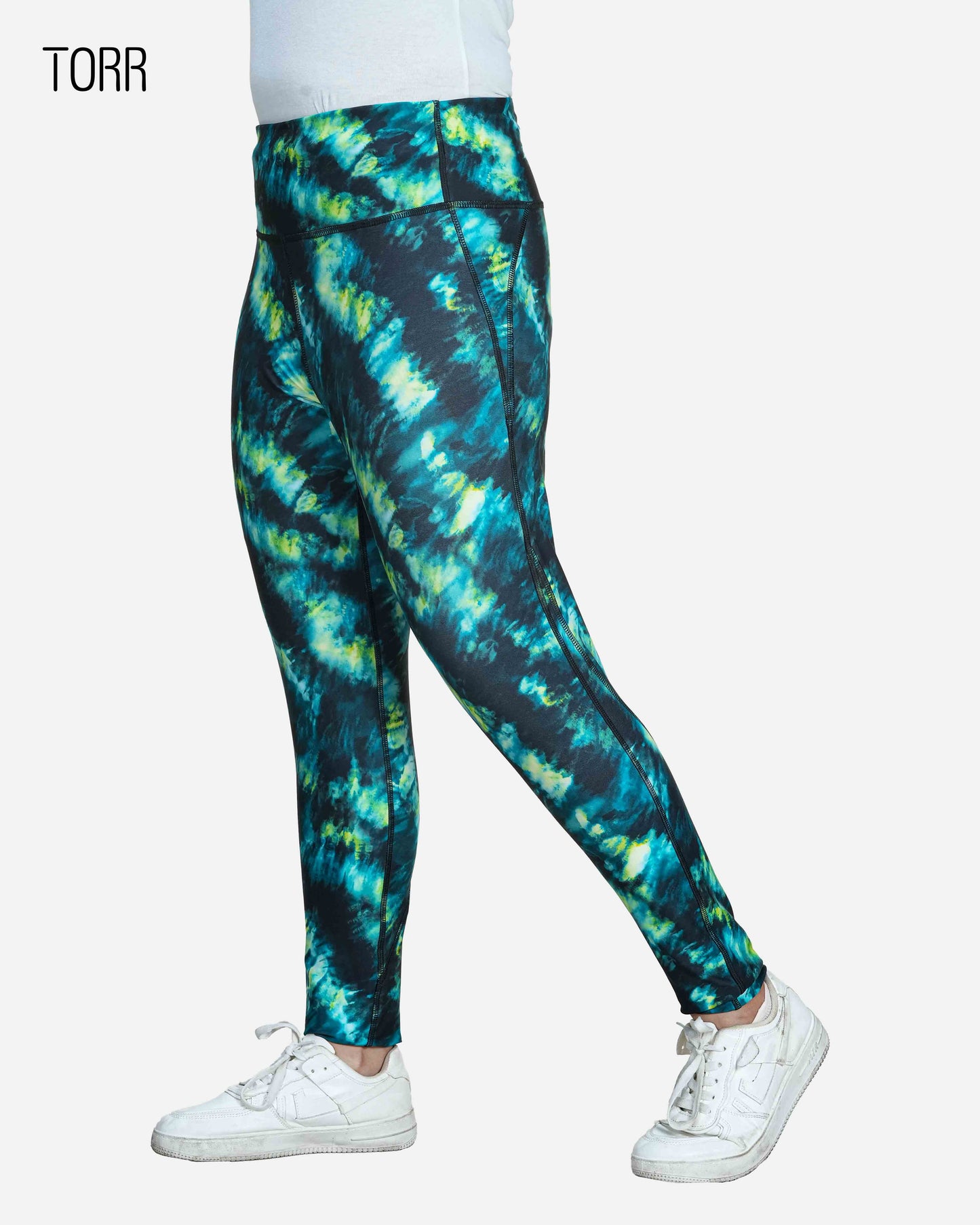 Women's Leggings | Green Aop