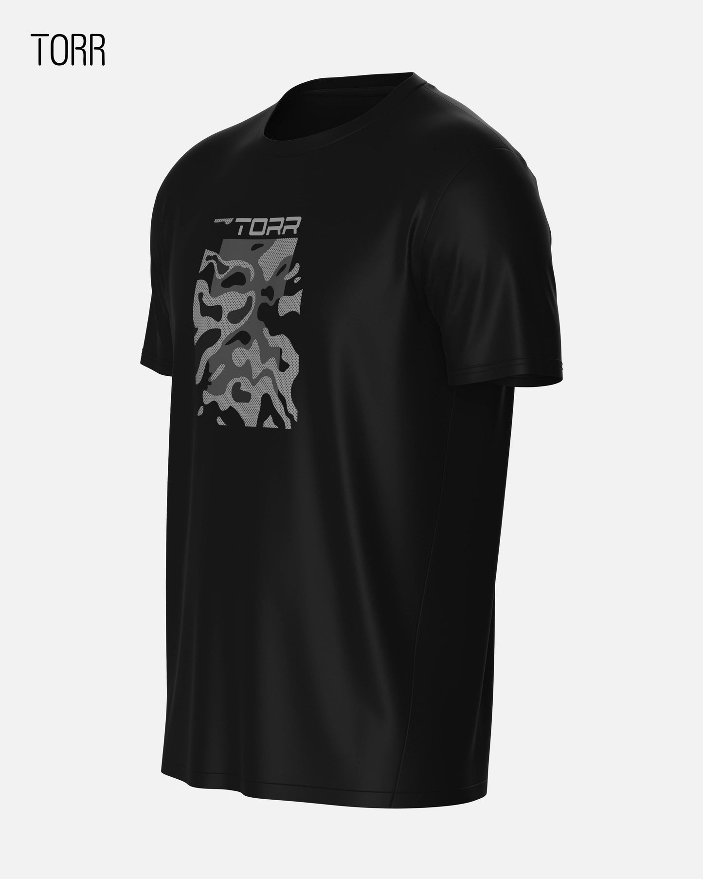 Men's Activewear T-shirt | Black Mesh