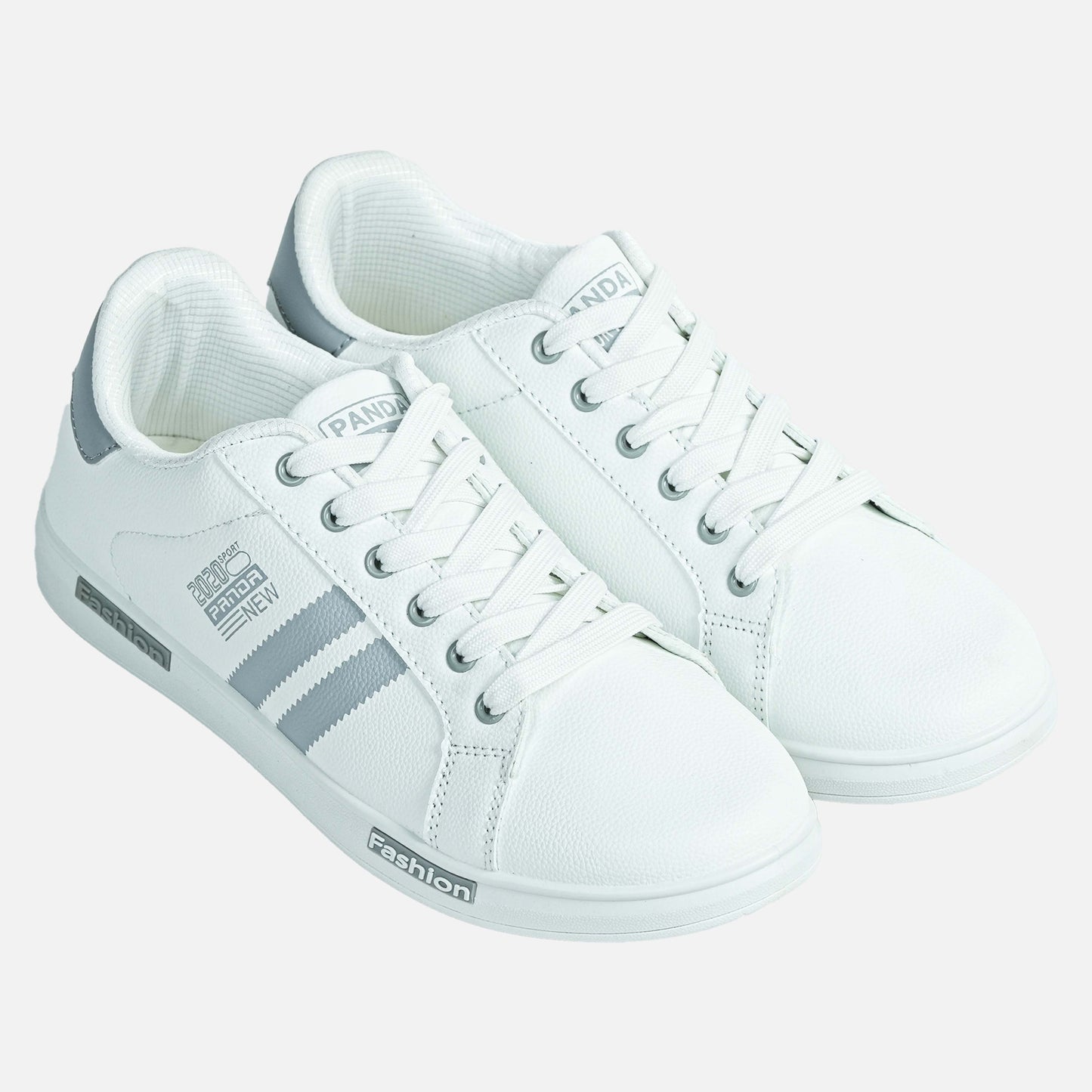 Panda Men’s Casual Sneaker | White Grey