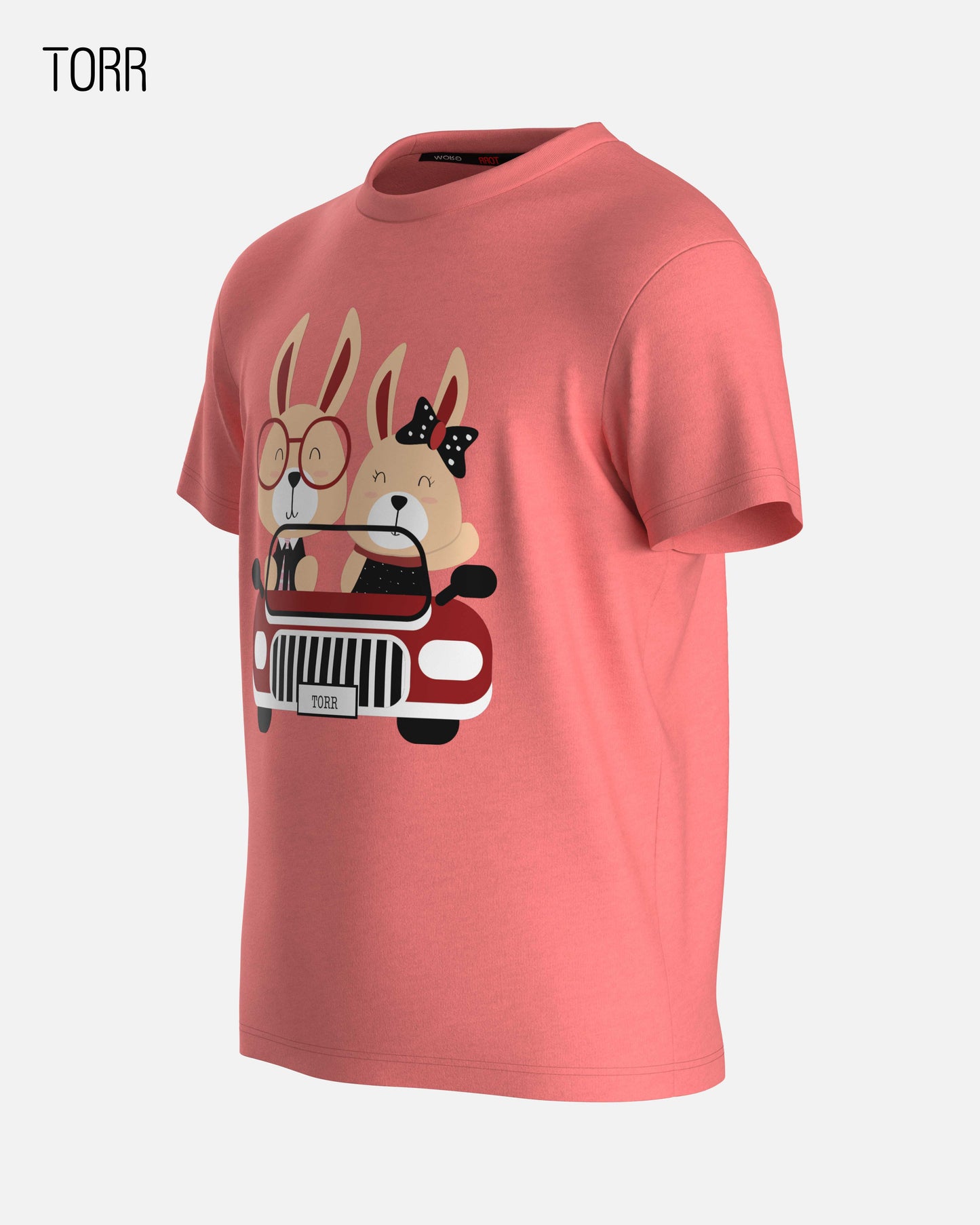 Girl's T-shirt  | Sunset Coral