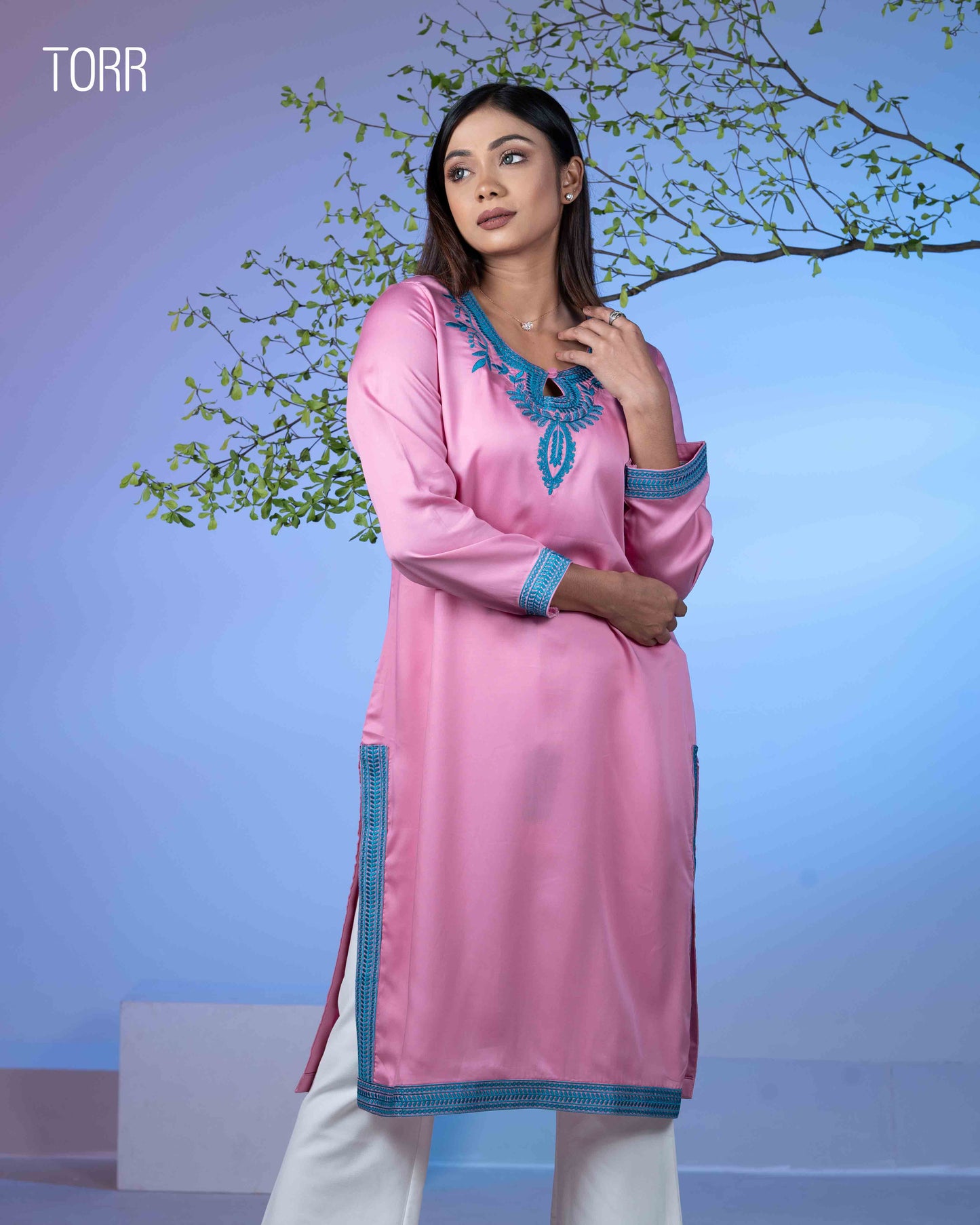Ethnic Wear (01 Piece Kurti) | Cashmere Rose