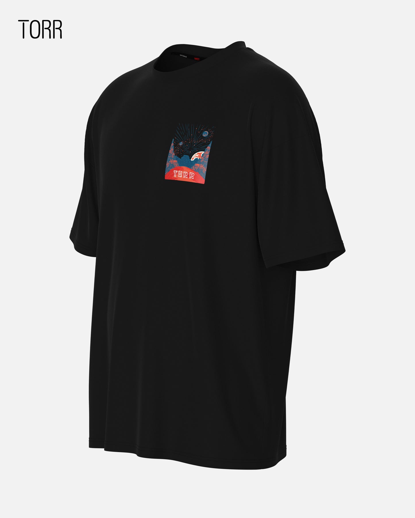 Drop Shoulder T-shirt | Black