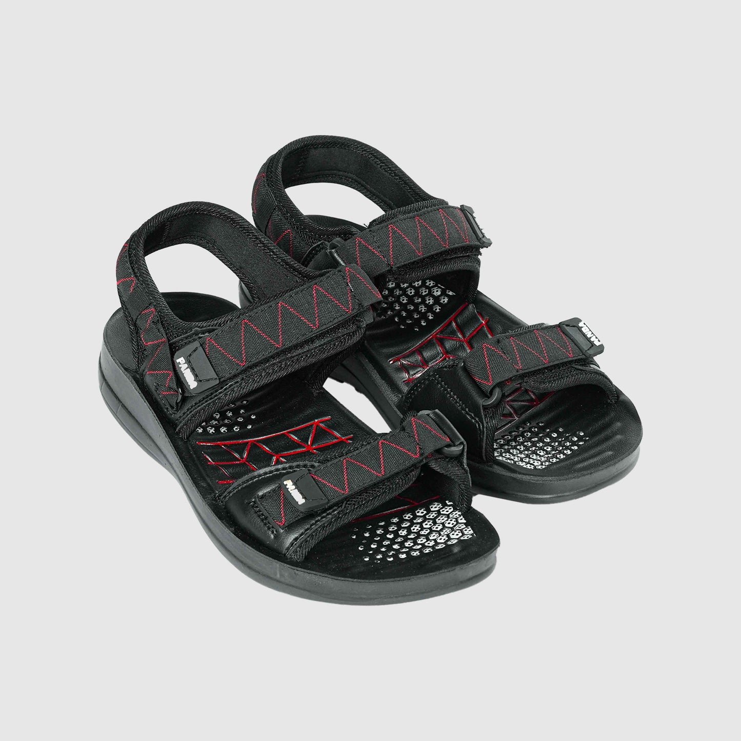 Panda Velcro Sandal | Black