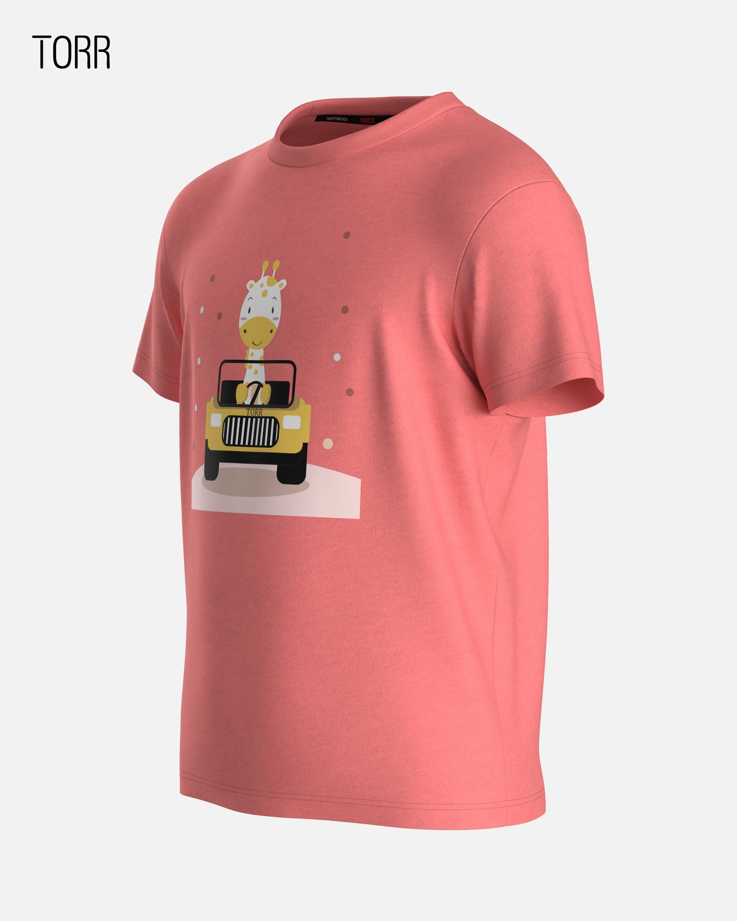 Girl's T-shirt  | Sunset Coral