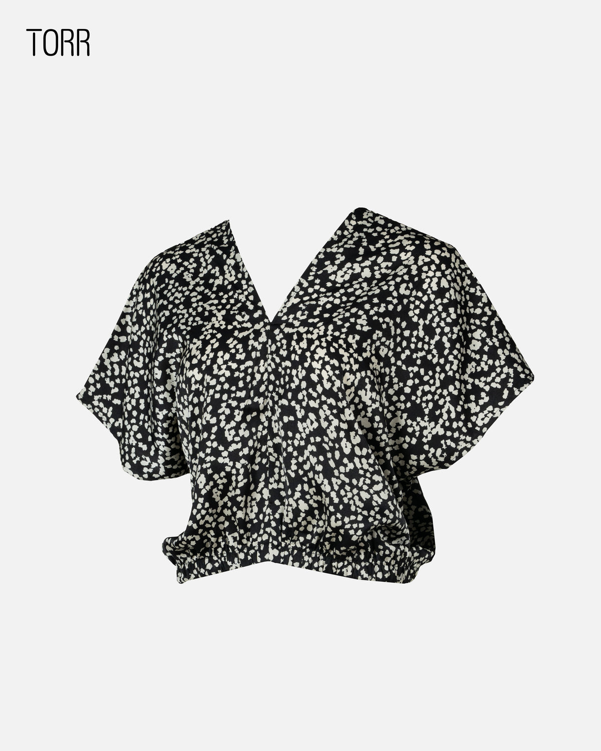 Women's Crop Top | BLACK AOP