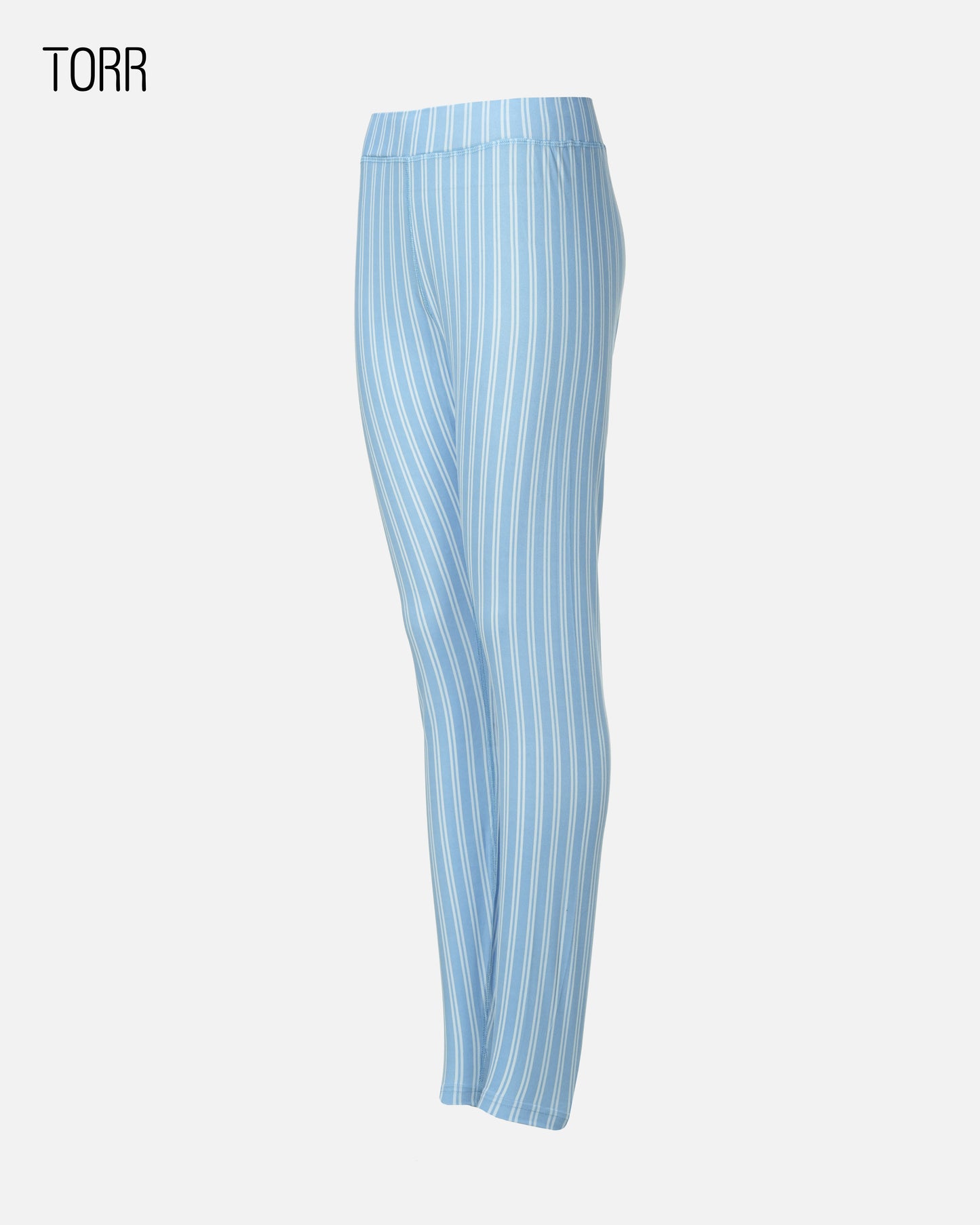 Women's Leggings | Sky Blue Stripe