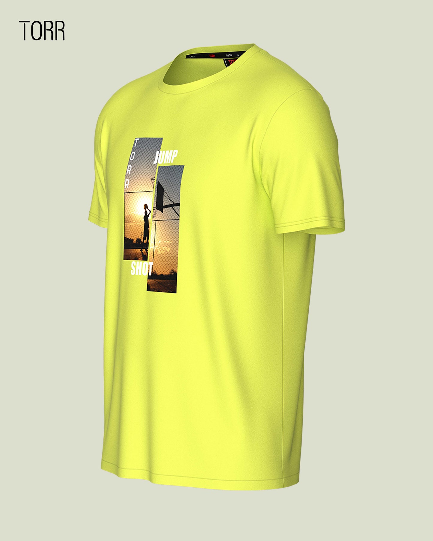 Men's Activewear T-shirt | Lime