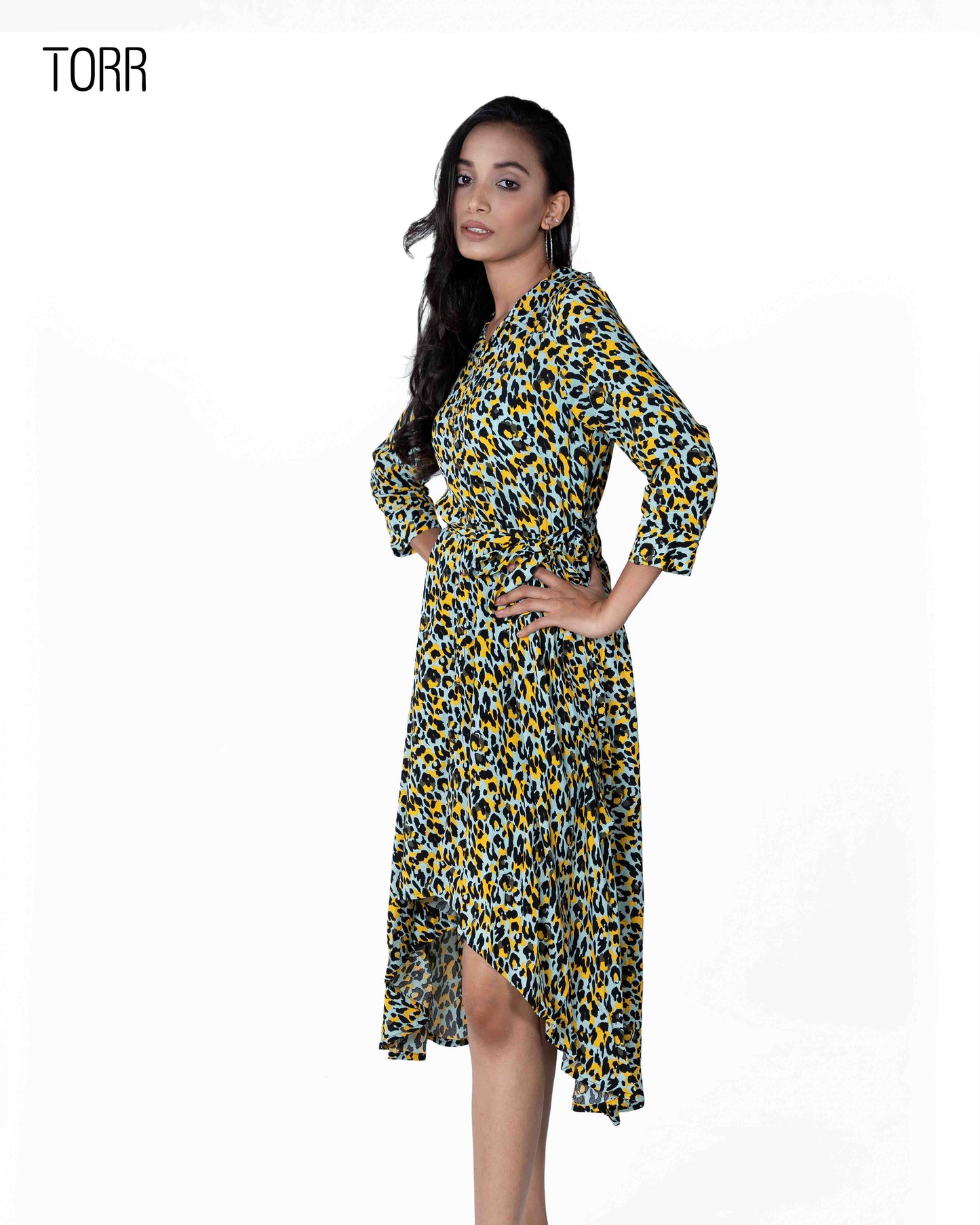 Women's Long Tunic | Zebra Print