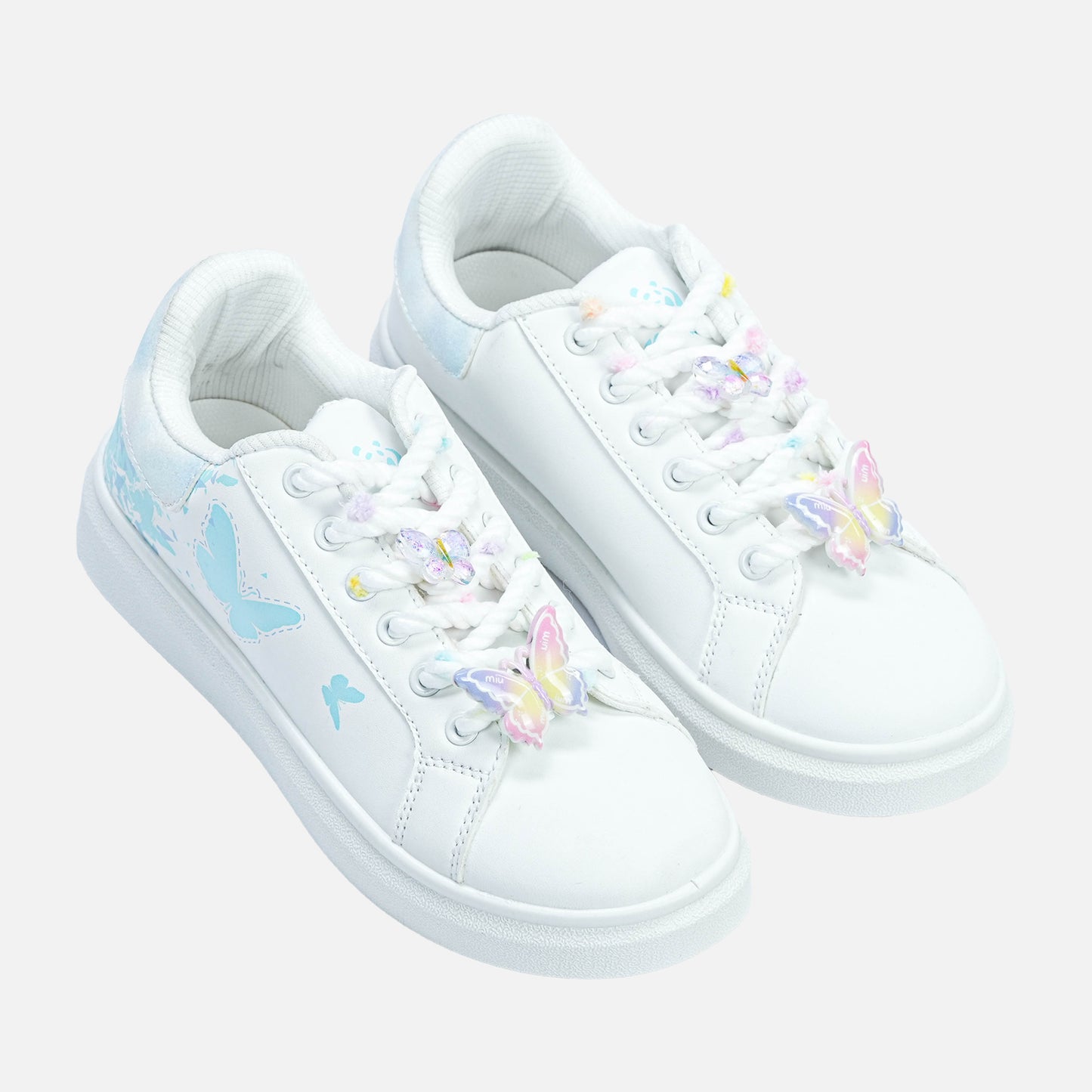 Panda Women’s Casual Sneaker | White Blue