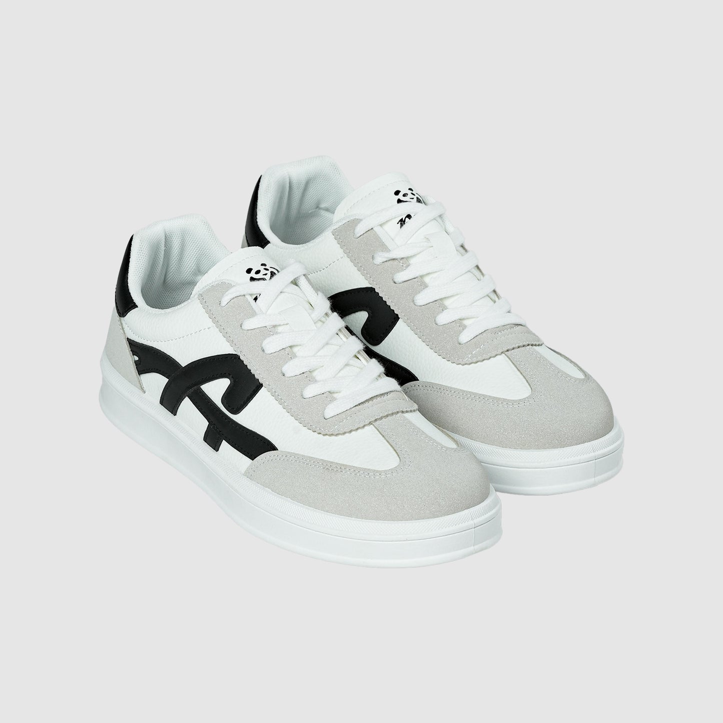 Panda Men’s Casual Sneaker | White Grey