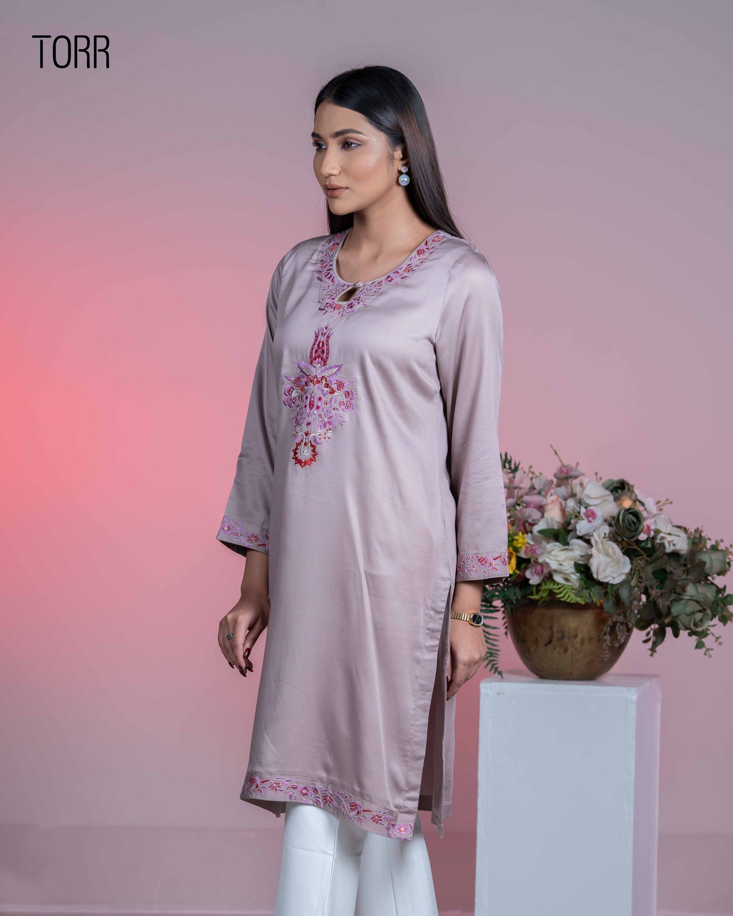 Ethnic Wear (01 Piece Kurti) | Mauve