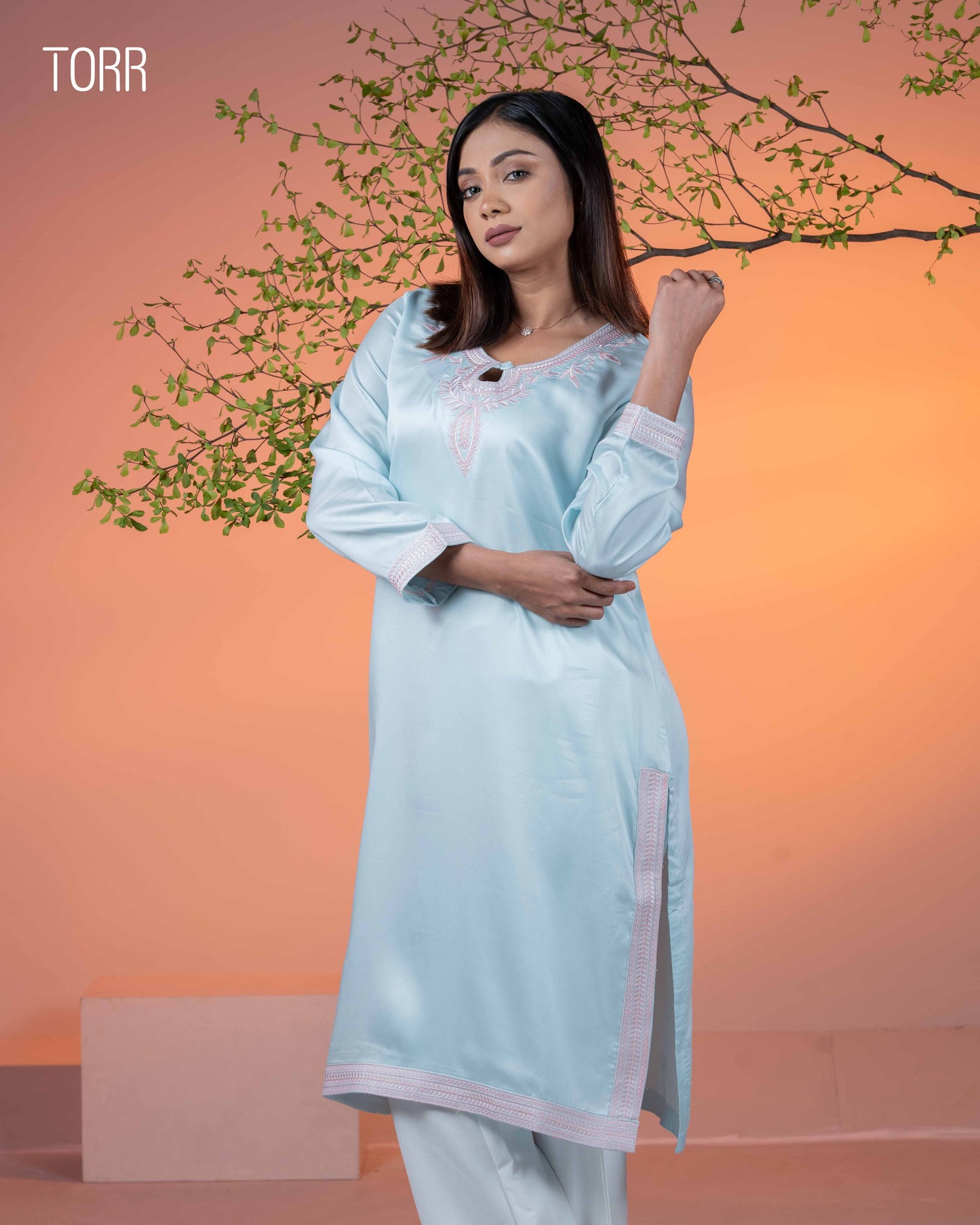 Ethnic Wear (01 Piece Kurti) |  Sky Blue