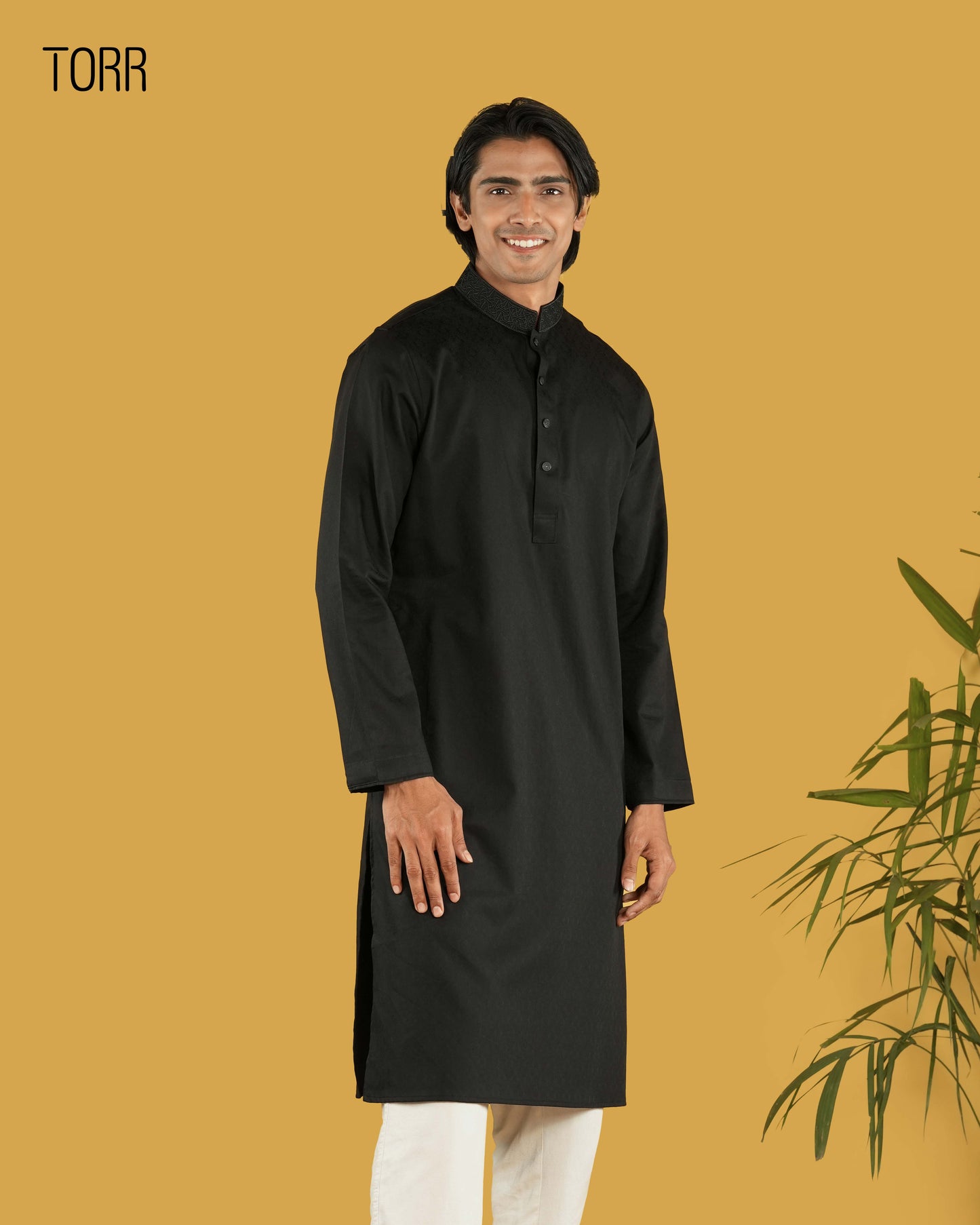 Men's Panjabi | Black