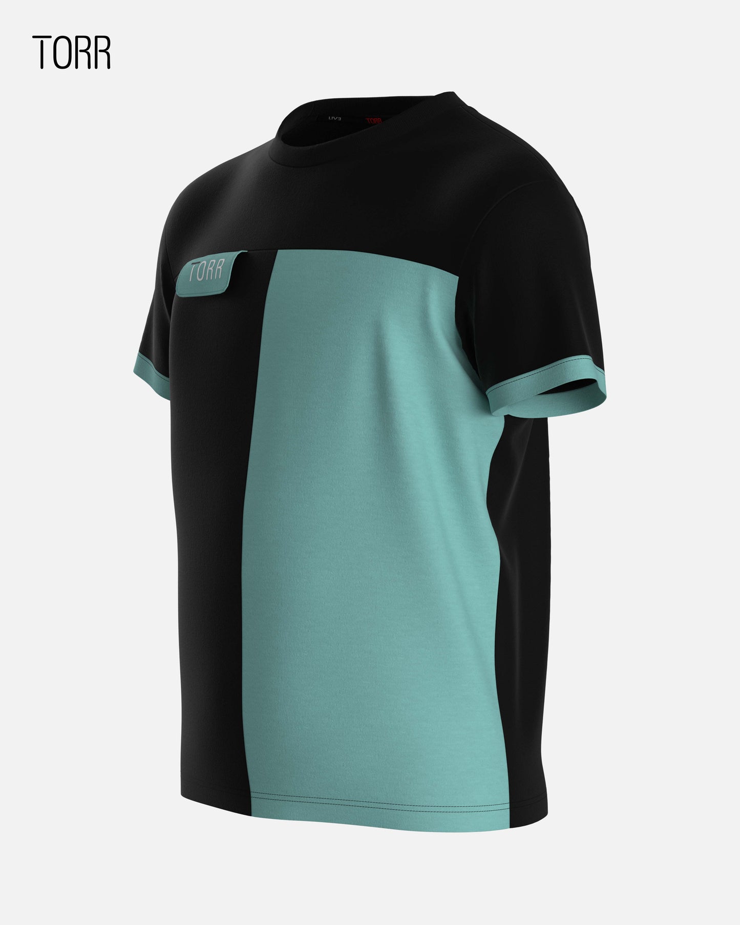 Girl's T-shirt | Black & Mint