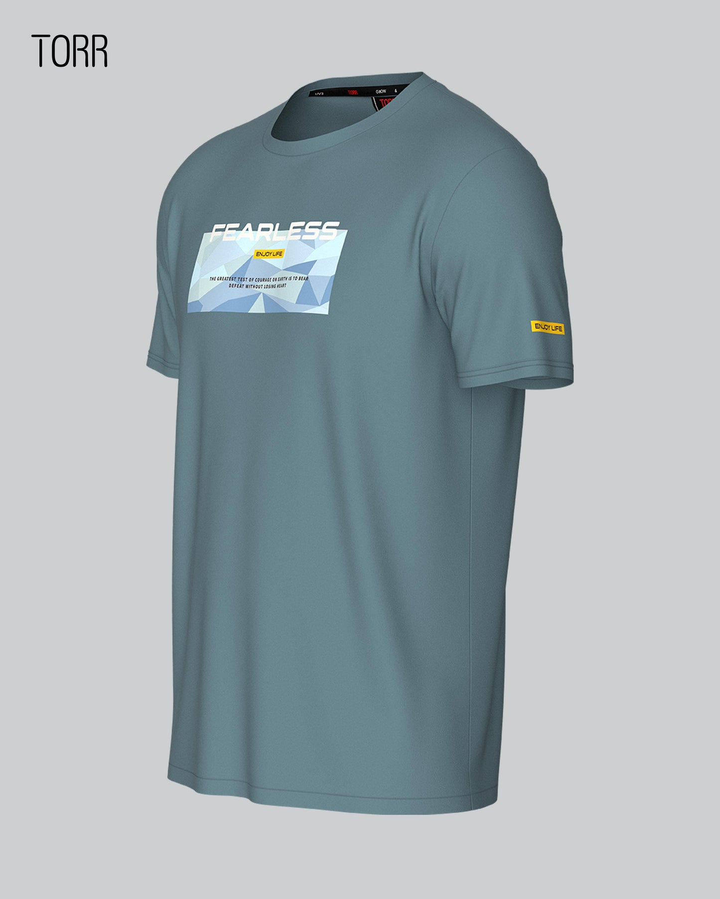 Men's Activewear T-shirt | Silver Blue