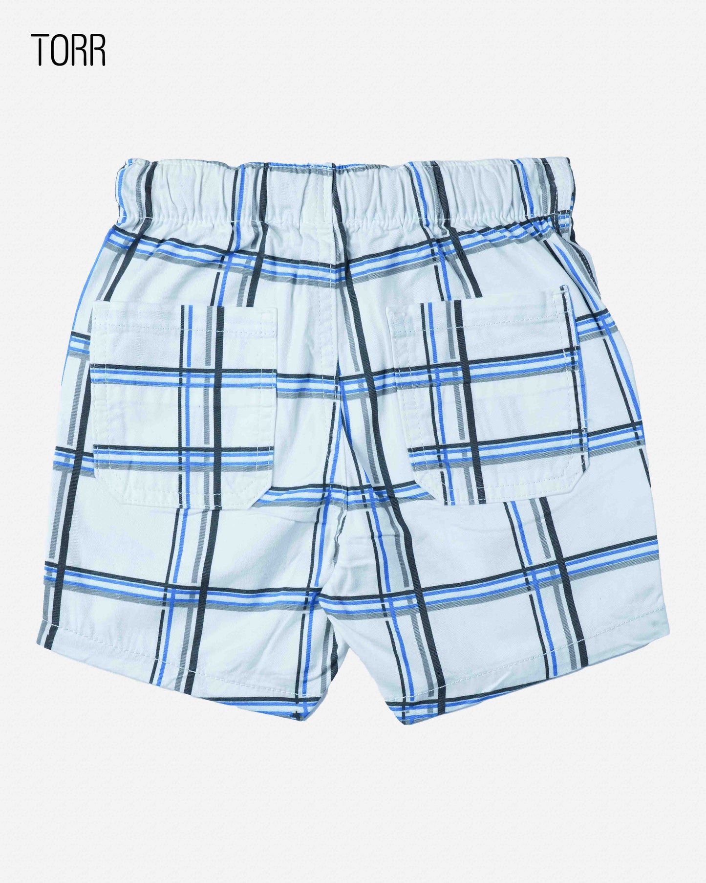 Boys Shorts | White Check