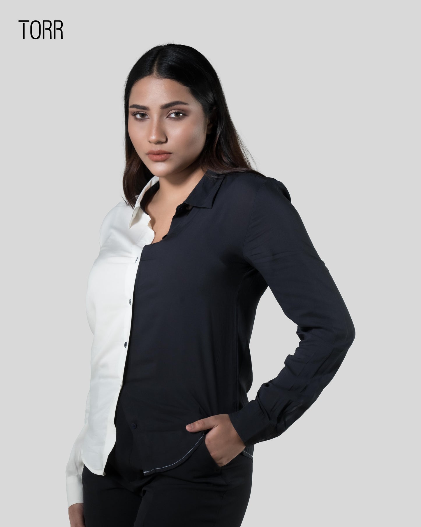 Women's Shirt | BLACK/WHITE