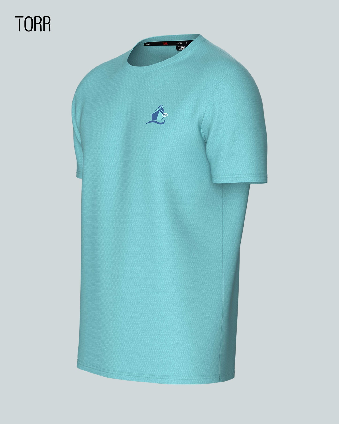 Men's Activewear T-shirt | Aqua