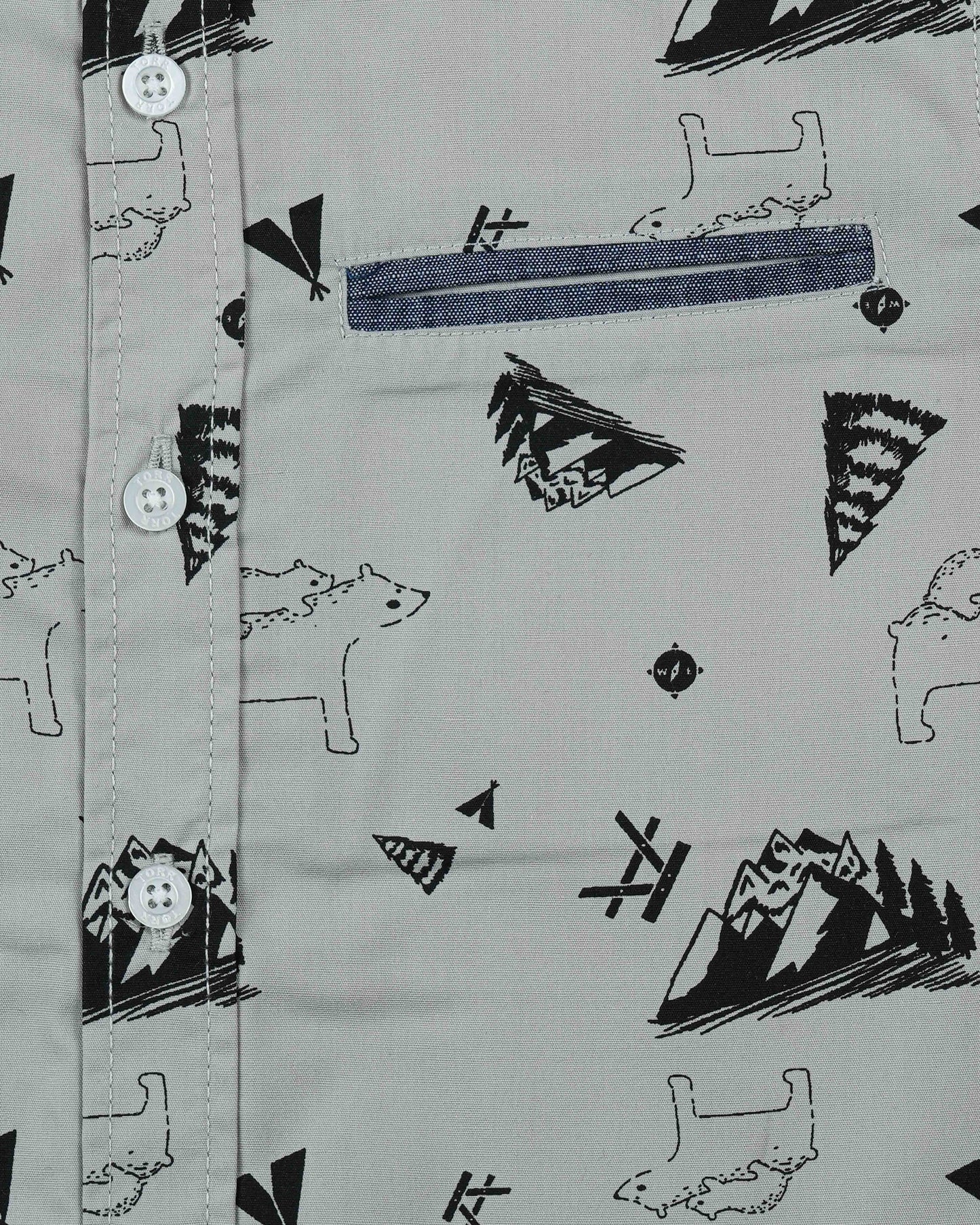Boys Shirt | Aop Woven Poplin