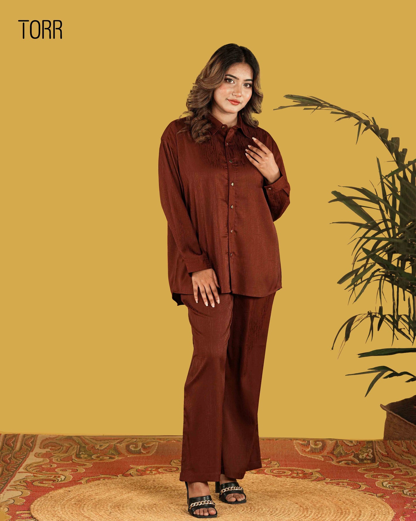 Women's Co-Ord Set | Dark Brown