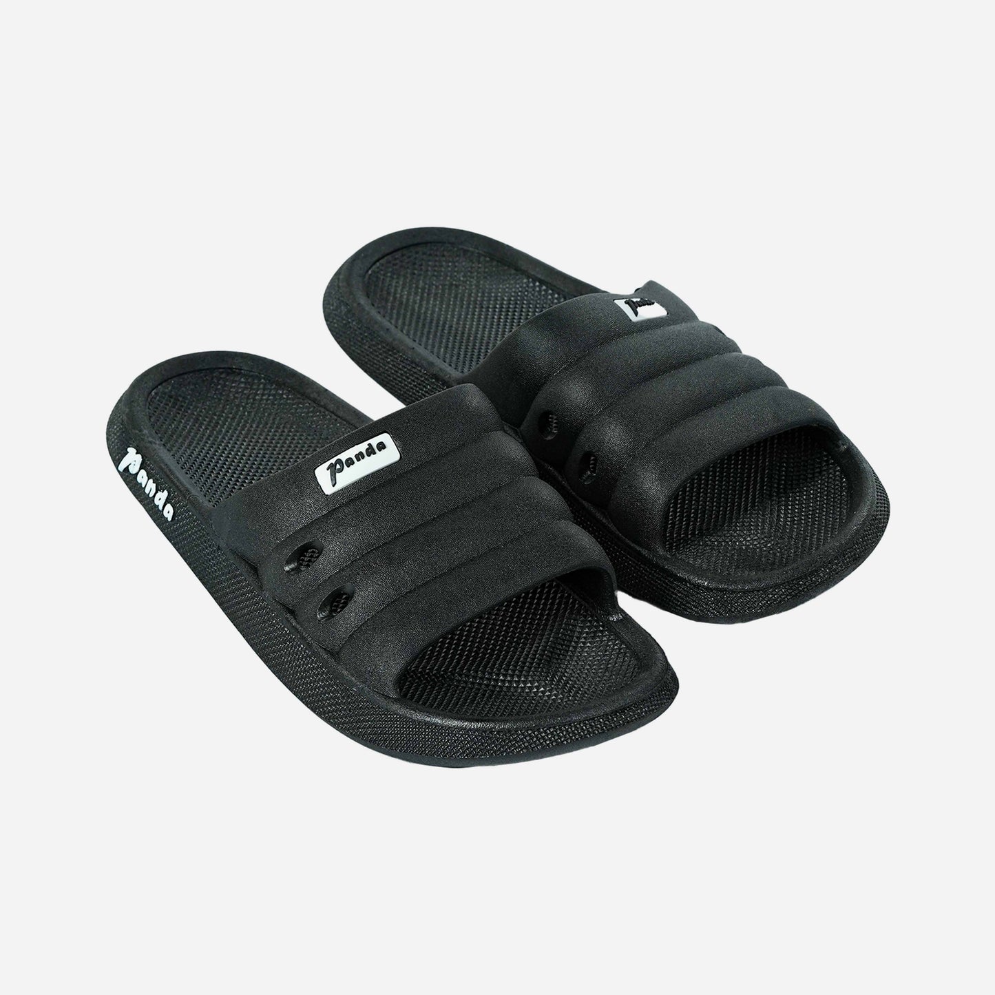 Panda Men's Slide Sandal | Black White