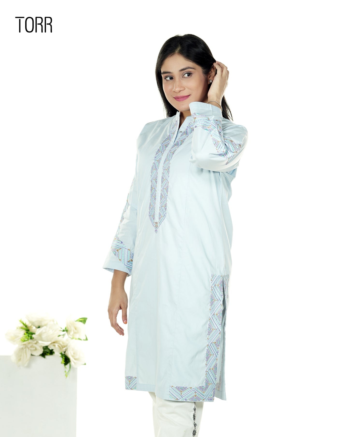 Ethnic Wear (01 Piece Kurti) | Light Sky