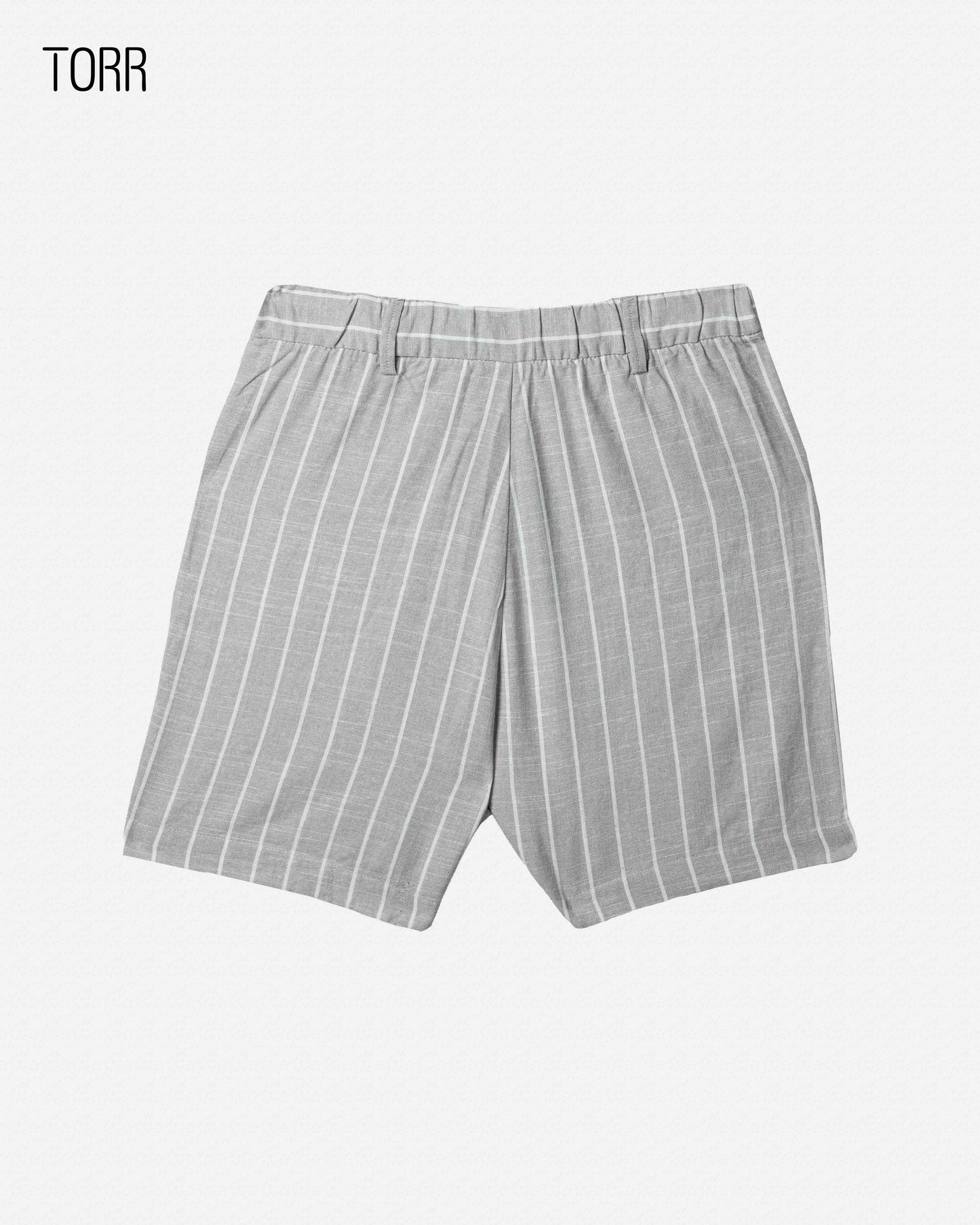 Women Shorts | Creme Striped