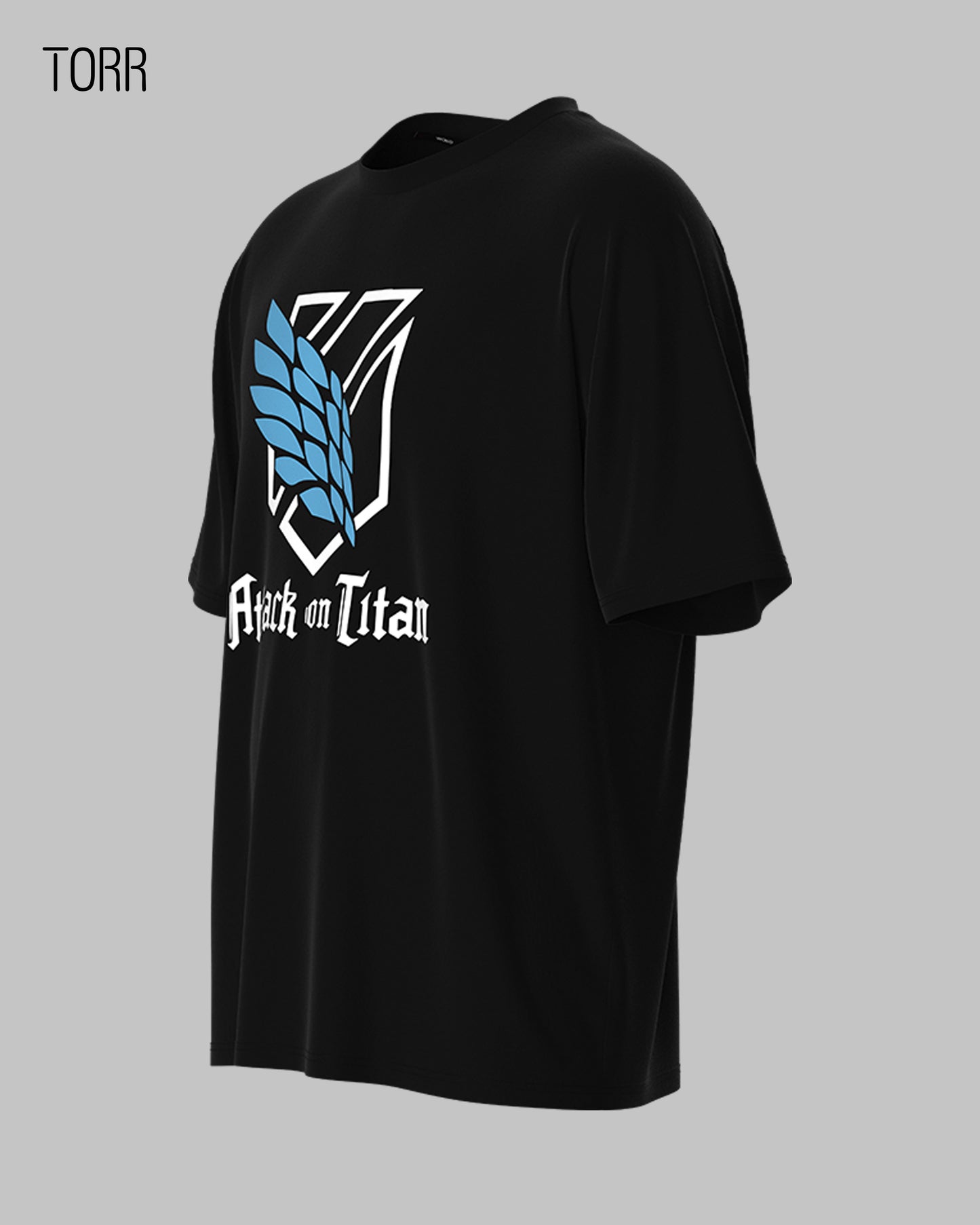 Drop Shoulder T-shirt | Black