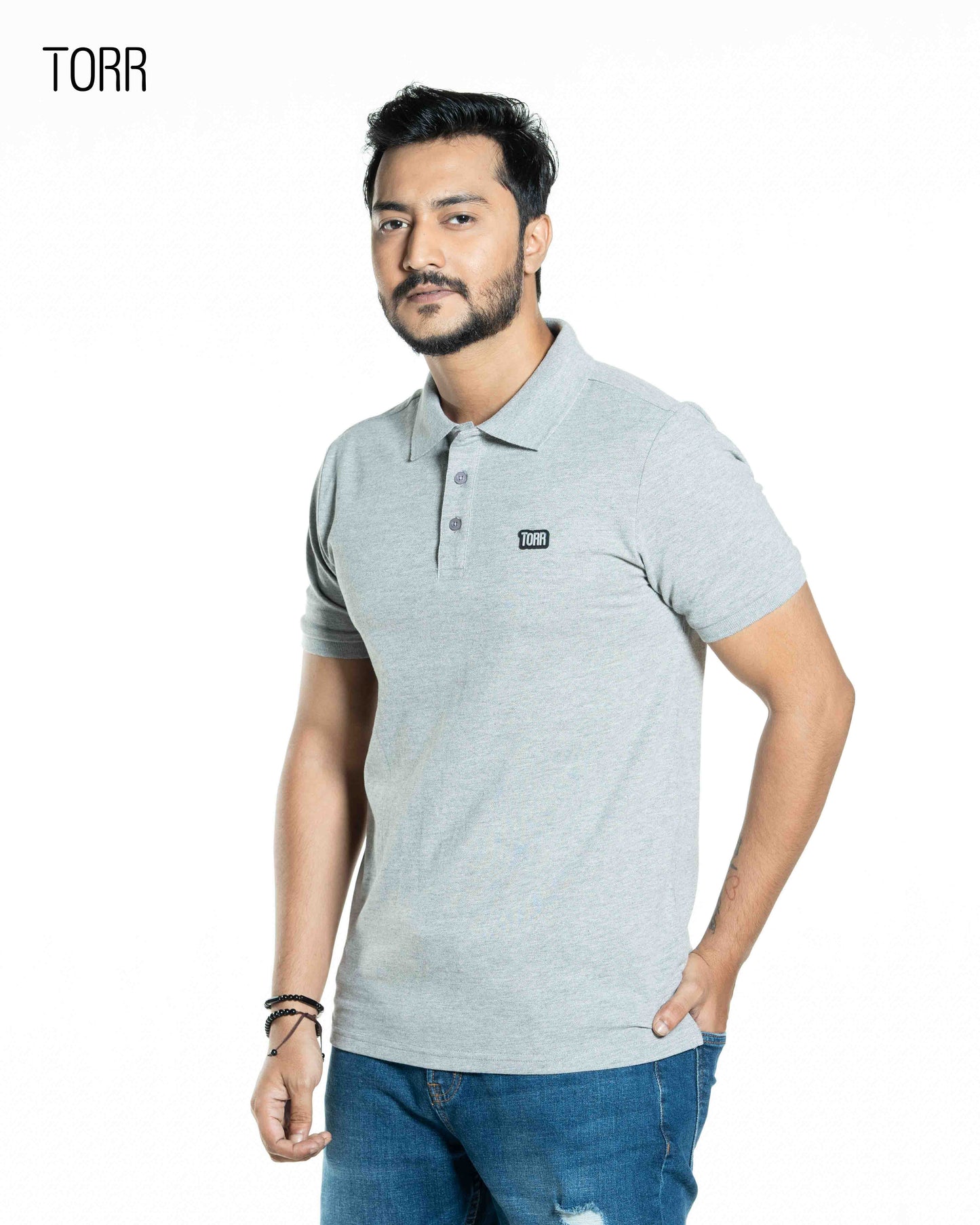 Classic Polo | Lt Grey Me
