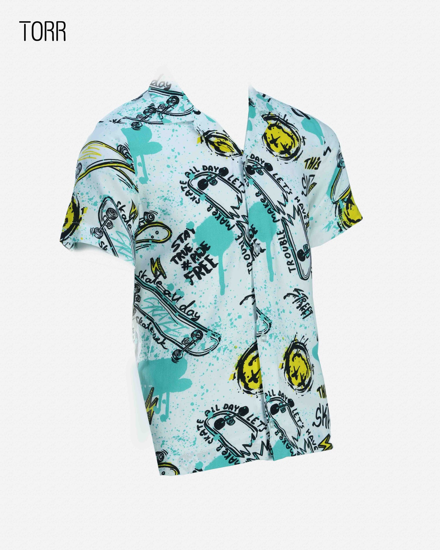Boys Shirt | White Aop