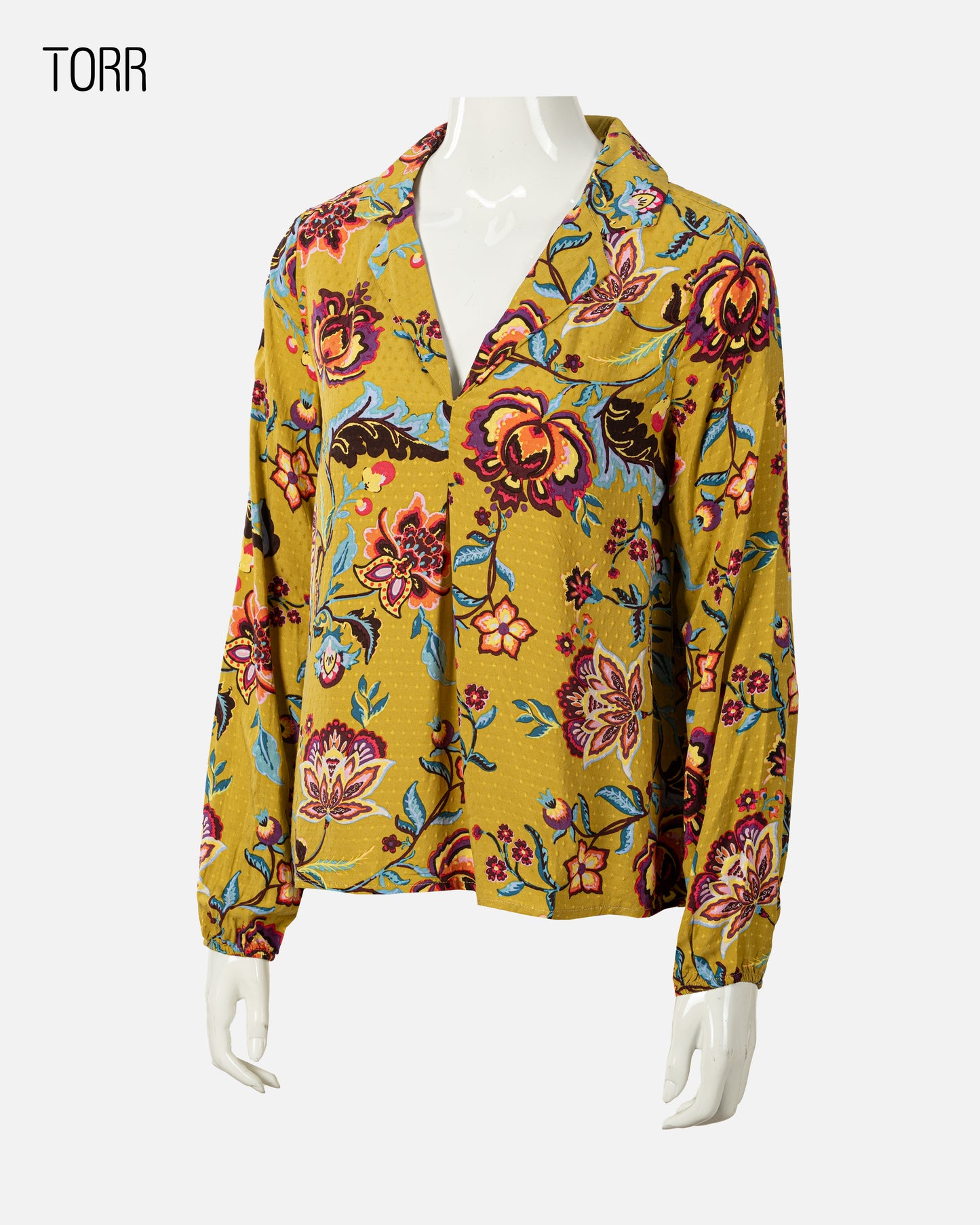 Women's Short Top | YELLOW AOP