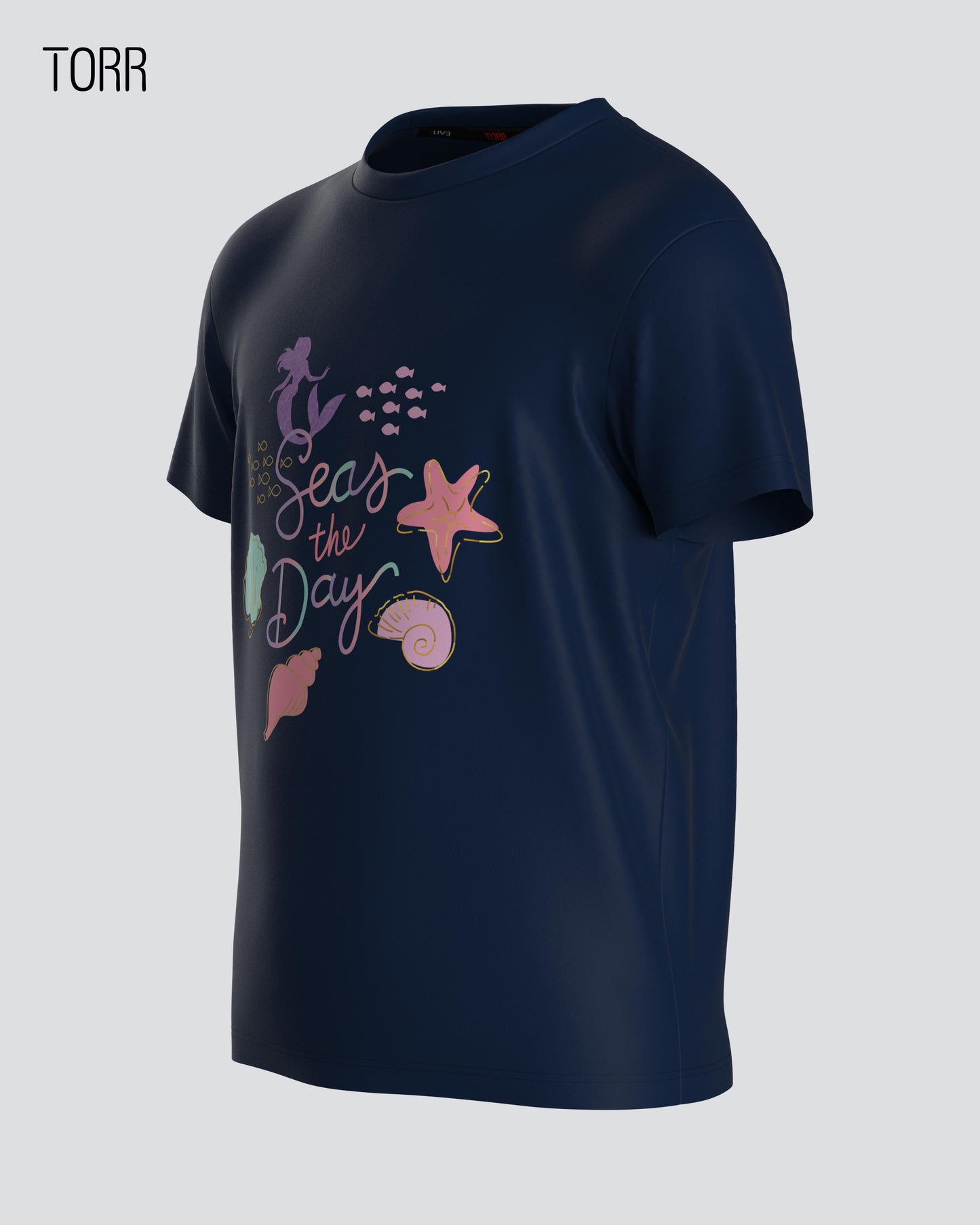Girl's Quick Dry T-shirt | Athletic Navy
